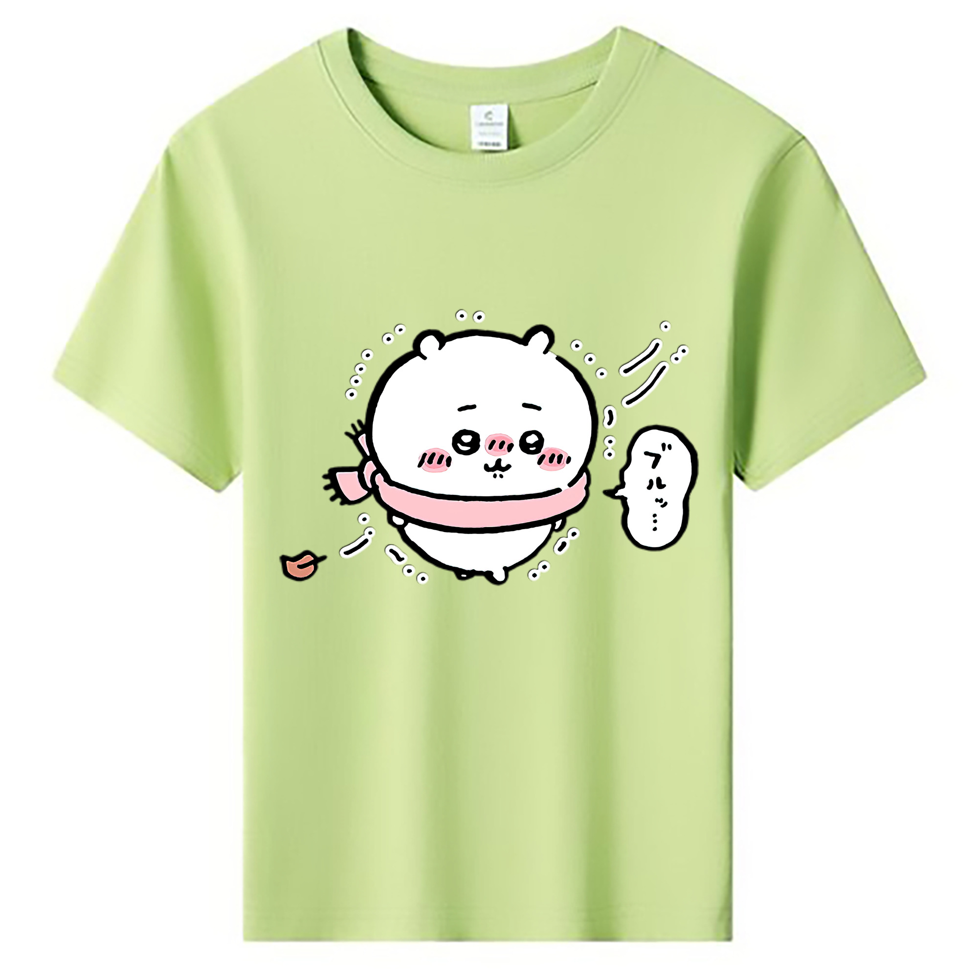 （画像用） ちいかわ ちいかわ Chii-kawa chiikawa 綿100％キッズTシャツ（フロントプリント）
